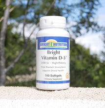 Load image into Gallery viewer, Bright Vitamin D-3 Softgels