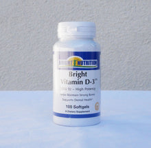 Load image into Gallery viewer, Bright Vitamin D-3 Softgels